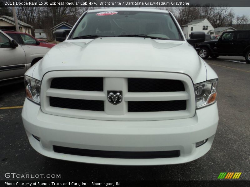Bright White / Dark Slate Gray/Medium Graystone 2011 Dodge Ram 1500 Express Regular Cab 4x4