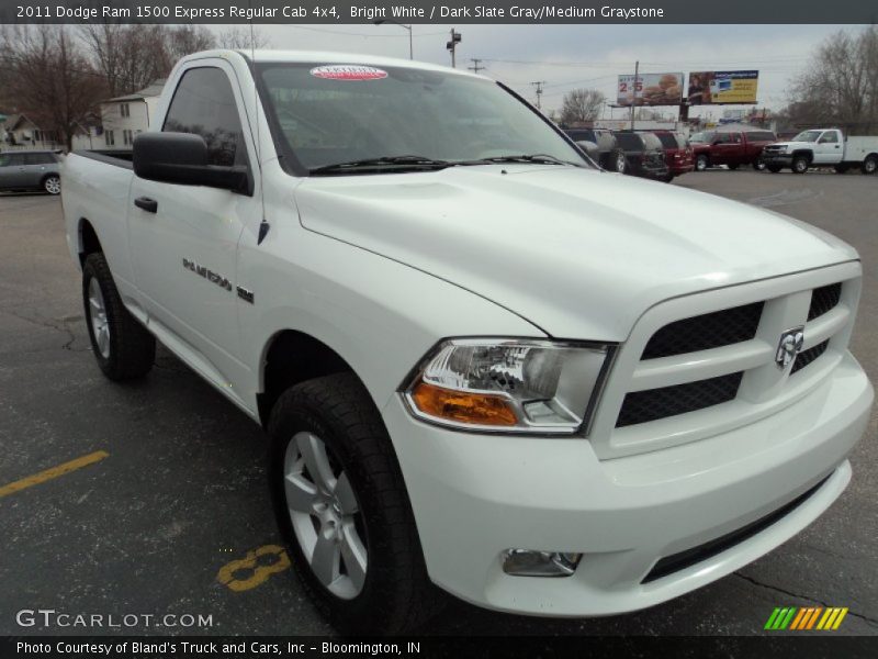 Bright White / Dark Slate Gray/Medium Graystone 2011 Dodge Ram 1500 Express Regular Cab 4x4