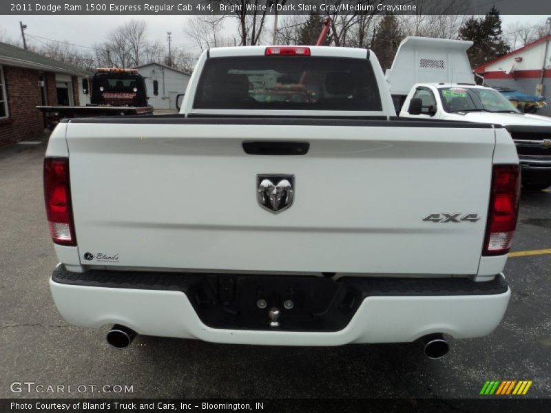 Bright White / Dark Slate Gray/Medium Graystone 2011 Dodge Ram 1500 Express Regular Cab 4x4