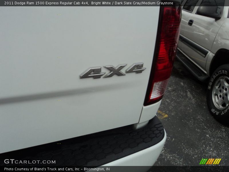 Bright White / Dark Slate Gray/Medium Graystone 2011 Dodge Ram 1500 Express Regular Cab 4x4