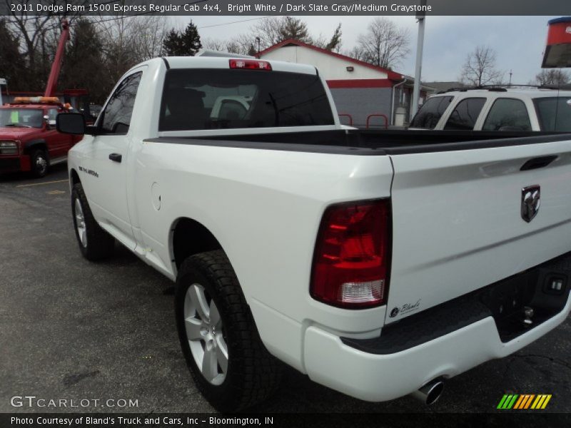 Bright White / Dark Slate Gray/Medium Graystone 2011 Dodge Ram 1500 Express Regular Cab 4x4