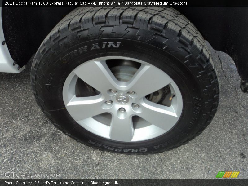Bright White / Dark Slate Gray/Medium Graystone 2011 Dodge Ram 1500 Express Regular Cab 4x4