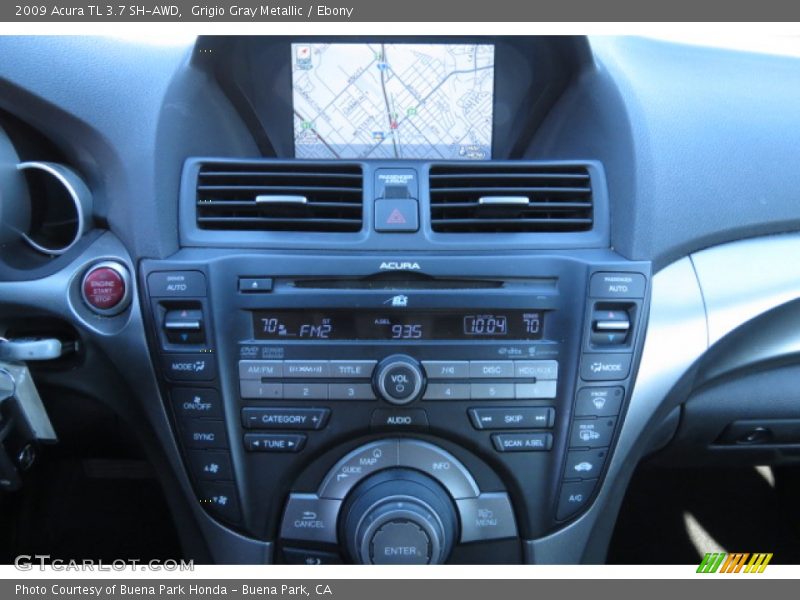 Grigio Gray Metallic / Ebony 2009 Acura TL 3.7 SH-AWD