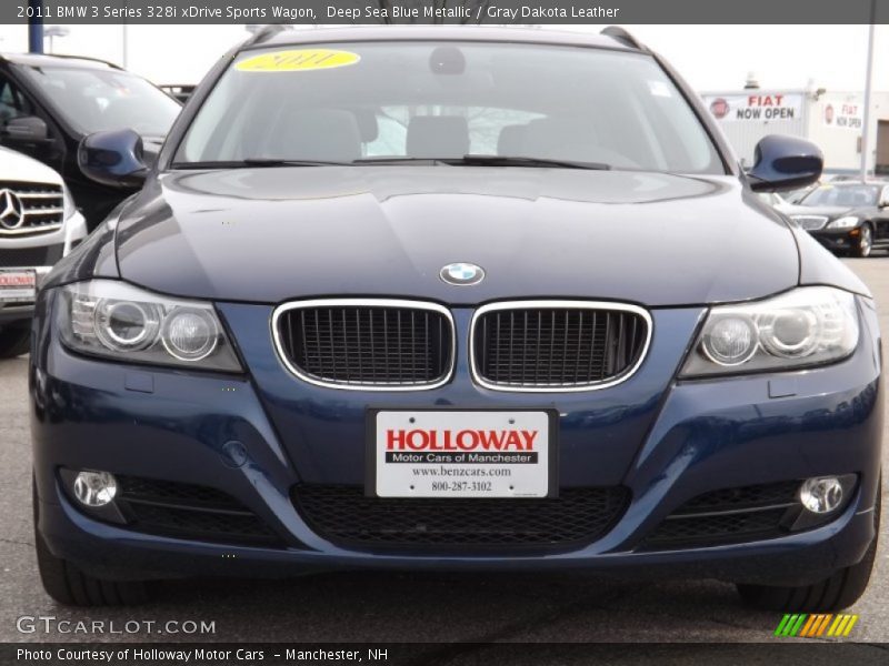 Deep Sea Blue Metallic / Gray Dakota Leather 2011 BMW 3 Series 328i xDrive Sports Wagon