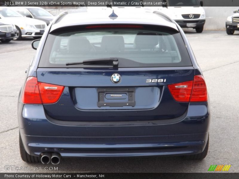 Deep Sea Blue Metallic / Gray Dakota Leather 2011 BMW 3 Series 328i xDrive Sports Wagon
