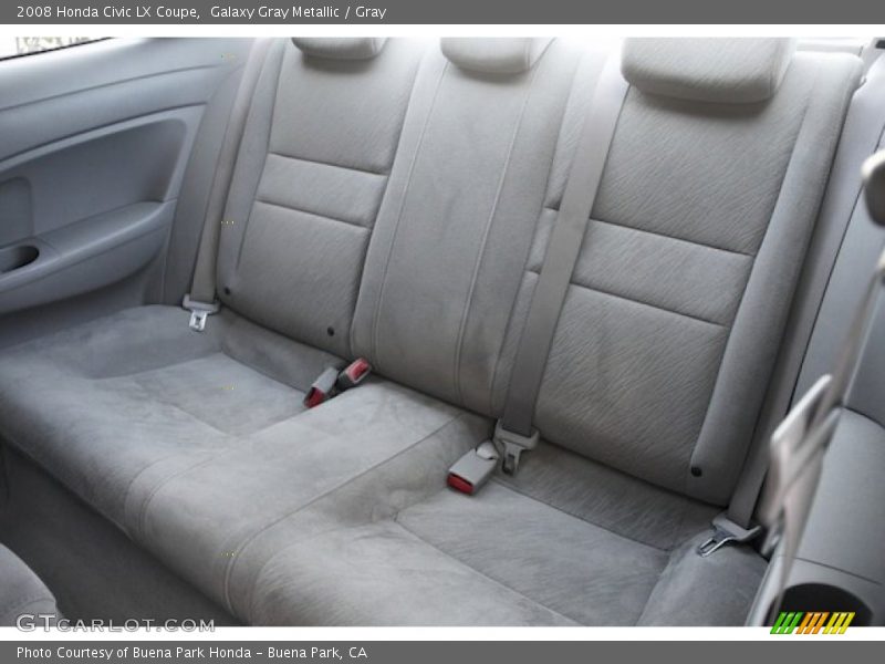 Galaxy Gray Metallic / Gray 2008 Honda Civic LX Coupe