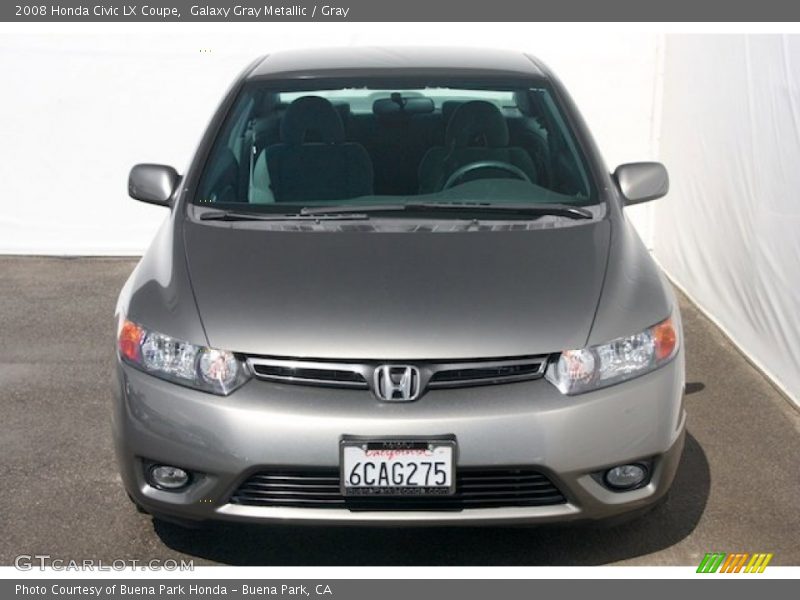 Galaxy Gray Metallic / Gray 2008 Honda Civic LX Coupe