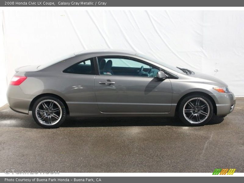 Galaxy Gray Metallic / Gray 2008 Honda Civic LX Coupe
