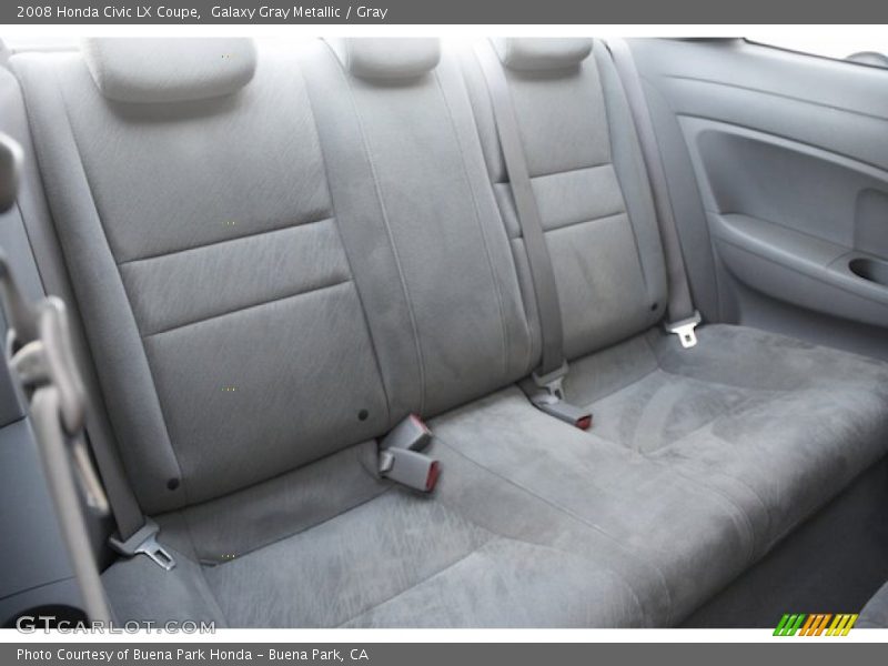 Galaxy Gray Metallic / Gray 2008 Honda Civic LX Coupe
