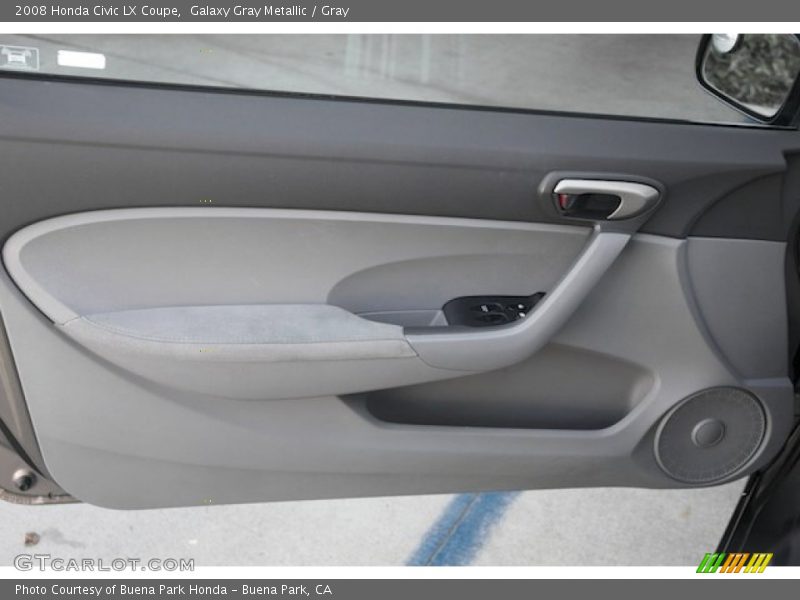 Galaxy Gray Metallic / Gray 2008 Honda Civic LX Coupe