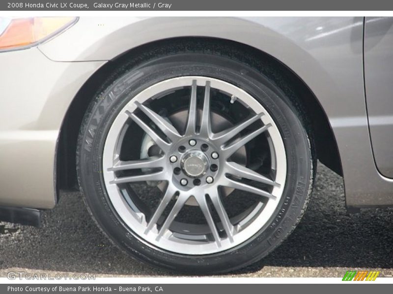 Galaxy Gray Metallic / Gray 2008 Honda Civic LX Coupe