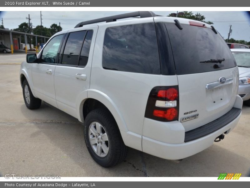 White Suede / Camel 2010 Ford Explorer XLT