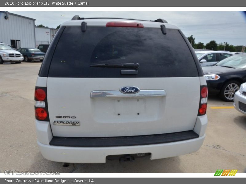 White Suede / Camel 2010 Ford Explorer XLT