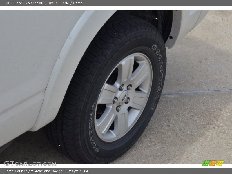White Suede / Camel 2010 Ford Explorer XLT