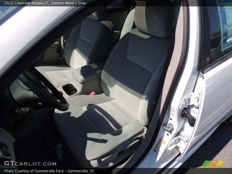 Summit White / Gray 2012 Chevrolet Impala LT