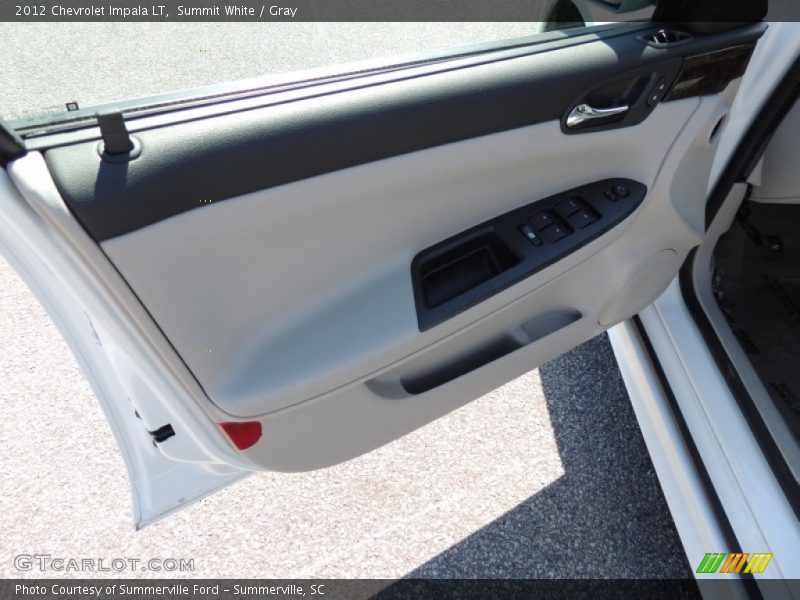 Summit White / Gray 2012 Chevrolet Impala LT