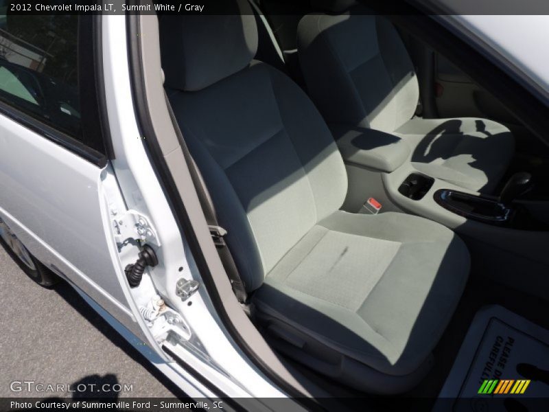 Summit White / Gray 2012 Chevrolet Impala LT