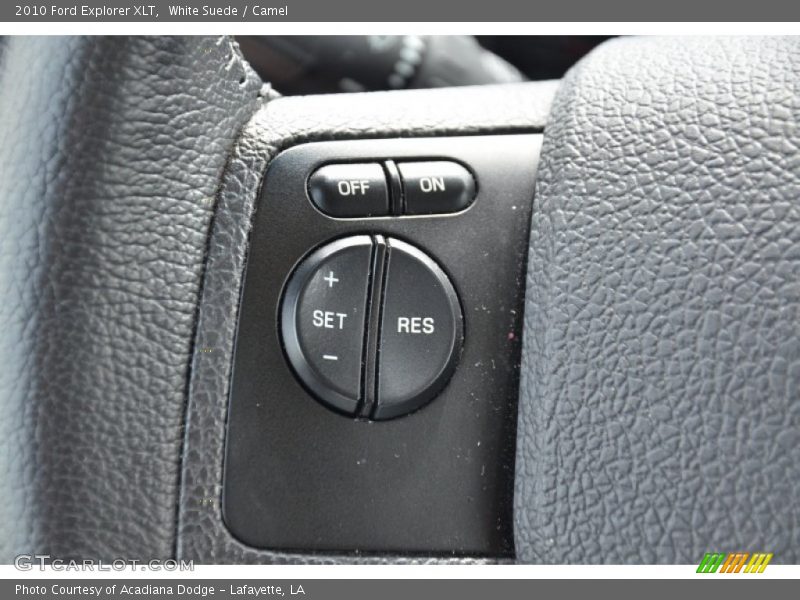 White Suede / Camel 2010 Ford Explorer XLT