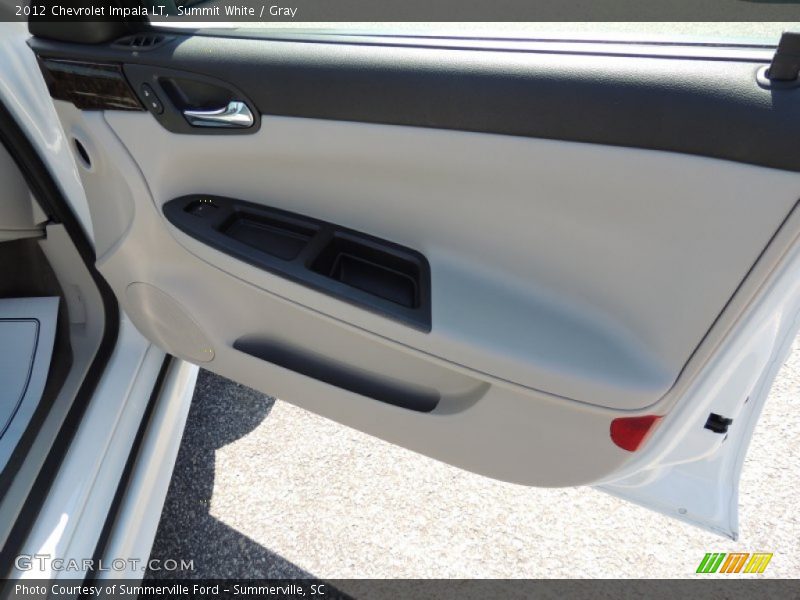 Summit White / Gray 2012 Chevrolet Impala LT