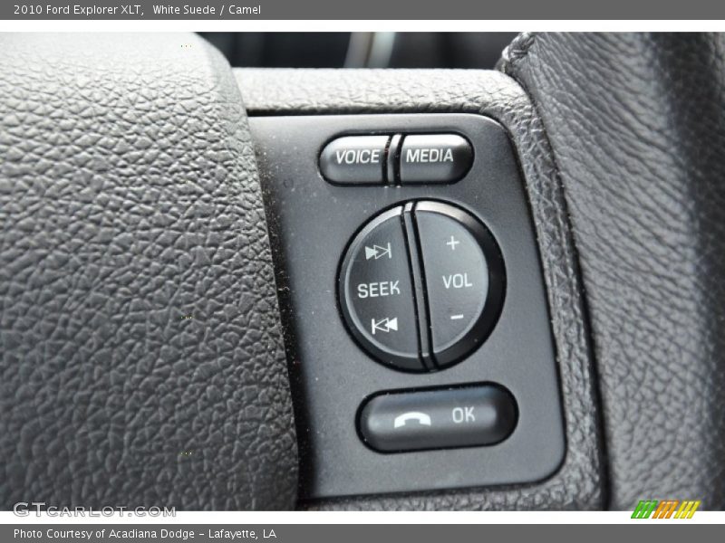 White Suede / Camel 2010 Ford Explorer XLT