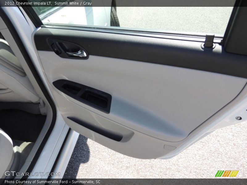 Summit White / Gray 2012 Chevrolet Impala LT