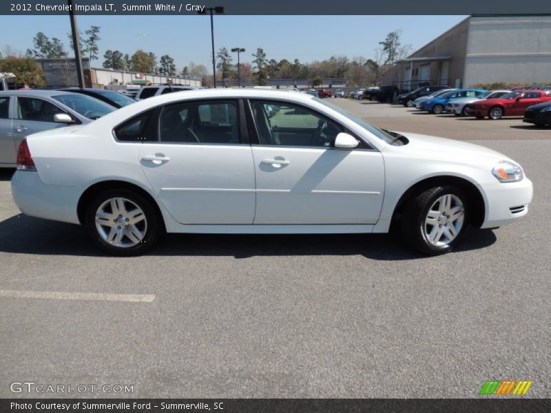 Summit White / Gray 2012 Chevrolet Impala LT