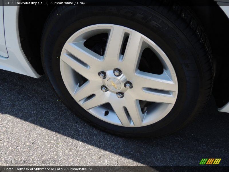 Summit White / Gray 2012 Chevrolet Impala LT