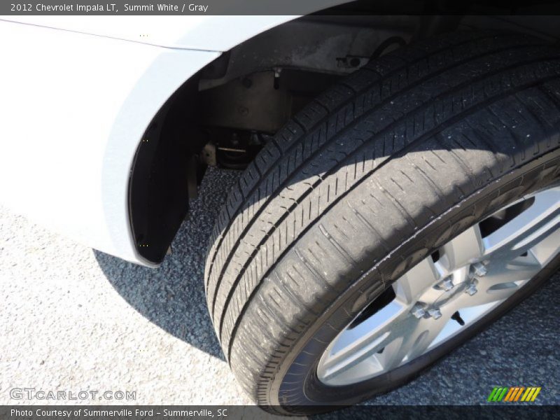 Summit White / Gray 2012 Chevrolet Impala LT