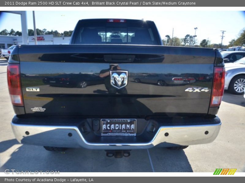 Brilliant Black Crystal Pearl / Dark Slate/Medium Graystone 2011 Dodge Ram 2500 HD SLT Crew Cab 4x4