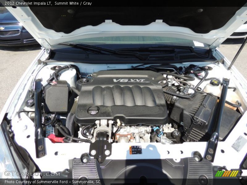 Summit White / Gray 2012 Chevrolet Impala LT