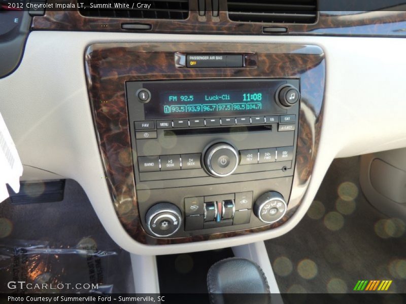 Summit White / Gray 2012 Chevrolet Impala LT