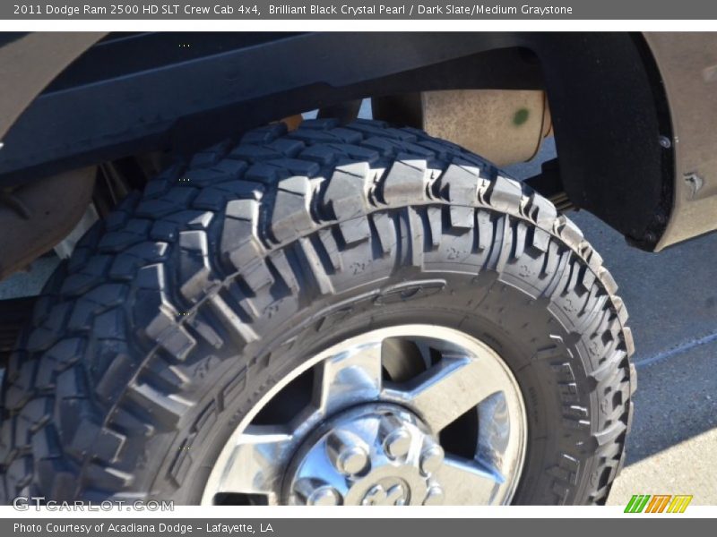 Brilliant Black Crystal Pearl / Dark Slate/Medium Graystone 2011 Dodge Ram 2500 HD SLT Crew Cab 4x4