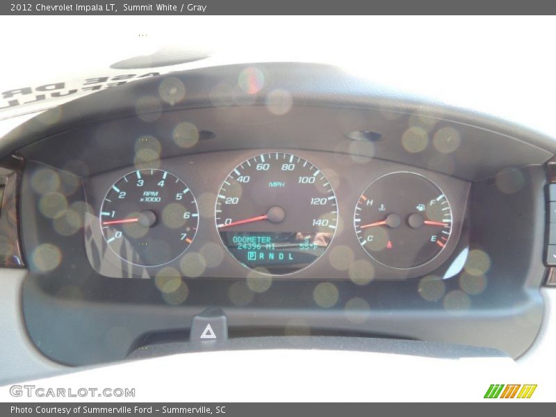 Summit White / Gray 2012 Chevrolet Impala LT