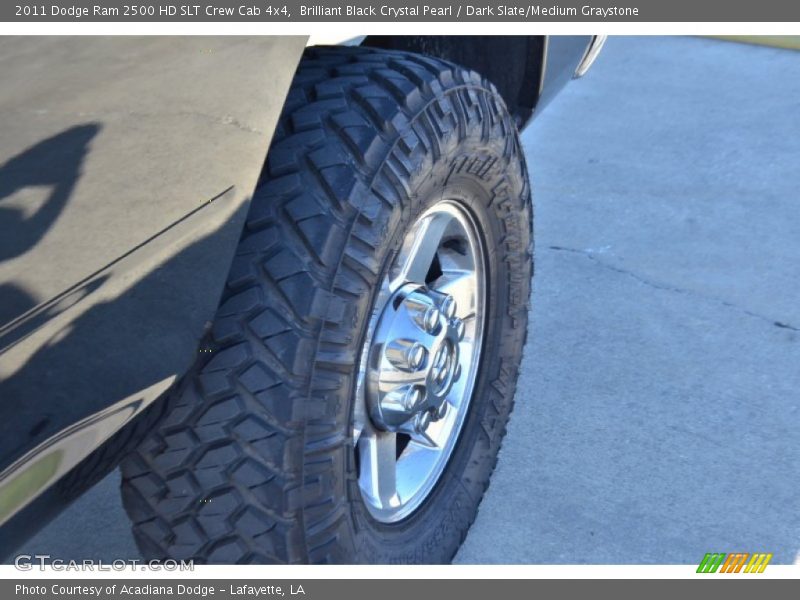Brilliant Black Crystal Pearl / Dark Slate/Medium Graystone 2011 Dodge Ram 2500 HD SLT Crew Cab 4x4