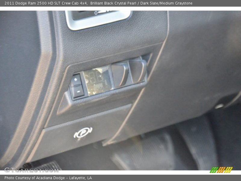 Brilliant Black Crystal Pearl / Dark Slate/Medium Graystone 2011 Dodge Ram 2500 HD SLT Crew Cab 4x4