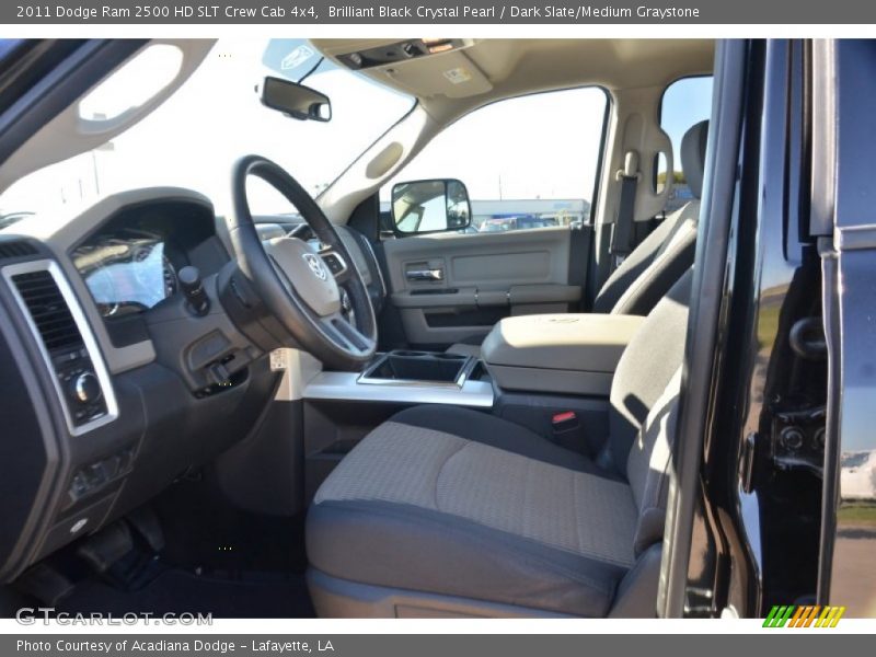 Brilliant Black Crystal Pearl / Dark Slate/Medium Graystone 2011 Dodge Ram 2500 HD SLT Crew Cab 4x4