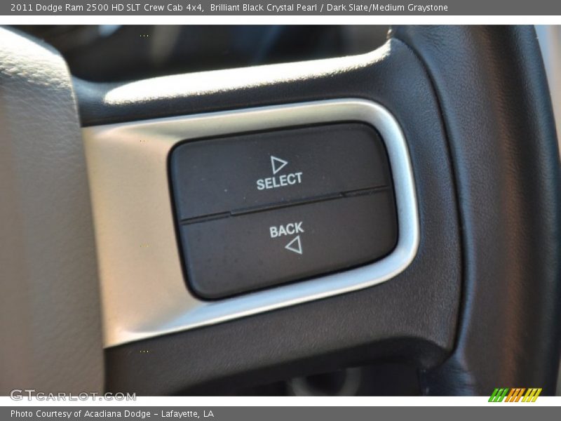 Brilliant Black Crystal Pearl / Dark Slate/Medium Graystone 2011 Dodge Ram 2500 HD SLT Crew Cab 4x4