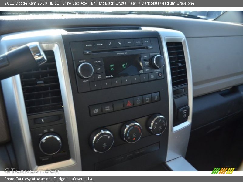 Brilliant Black Crystal Pearl / Dark Slate/Medium Graystone 2011 Dodge Ram 2500 HD SLT Crew Cab 4x4