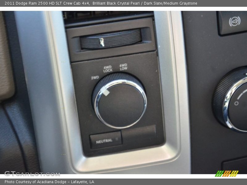 Brilliant Black Crystal Pearl / Dark Slate/Medium Graystone 2011 Dodge Ram 2500 HD SLT Crew Cab 4x4