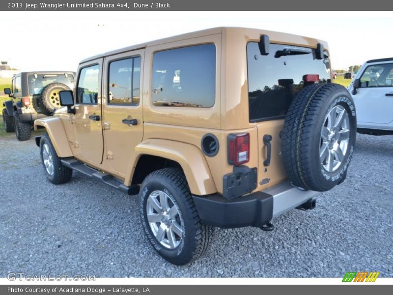 Dune / Black 2013 Jeep Wrangler Unlimited Sahara 4x4