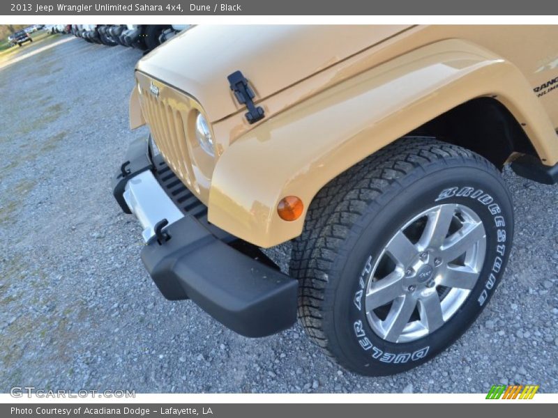 Dune / Black 2013 Jeep Wrangler Unlimited Sahara 4x4