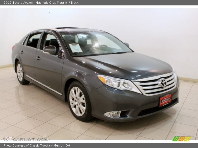 Magnetic Gray Metallic / Black 2012 Toyota Avalon