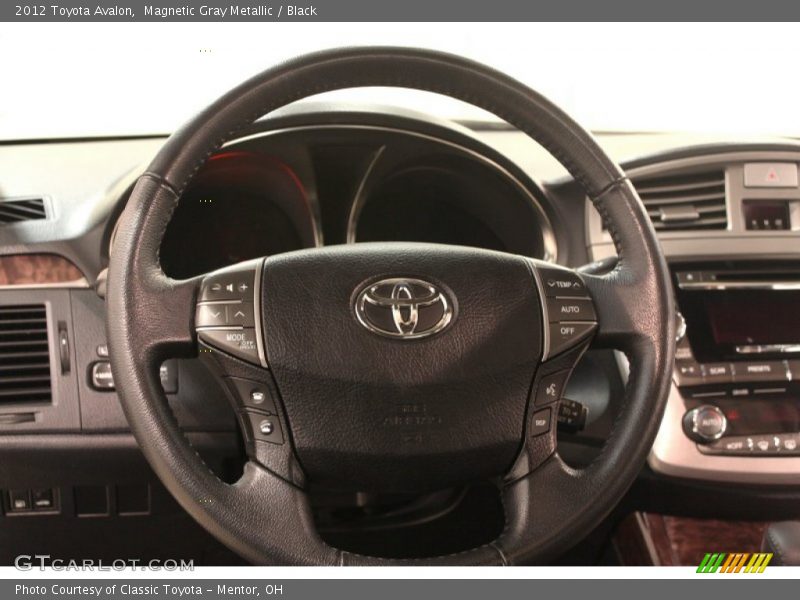 Magnetic Gray Metallic / Black 2012 Toyota Avalon