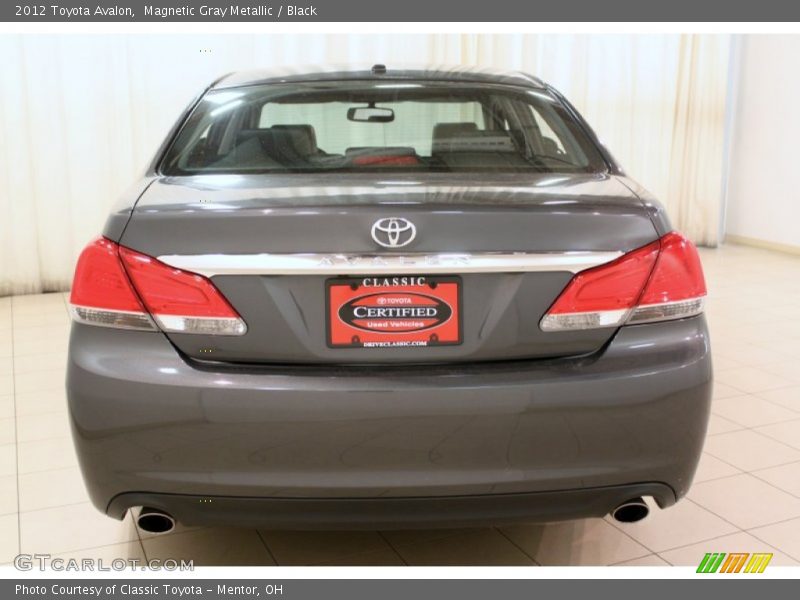 Magnetic Gray Metallic / Black 2012 Toyota Avalon