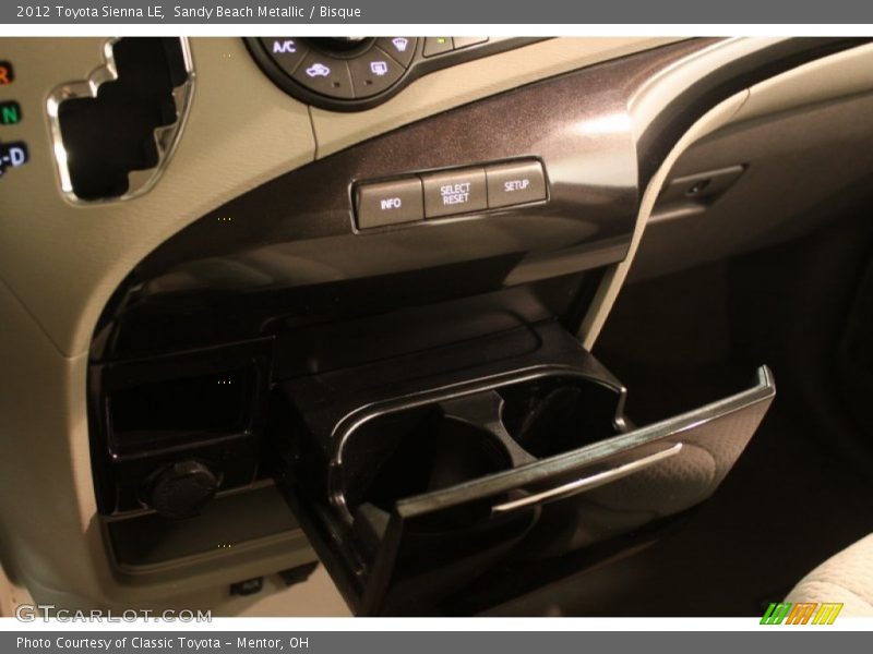Sandy Beach Metallic / Bisque 2012 Toyota Sienna LE