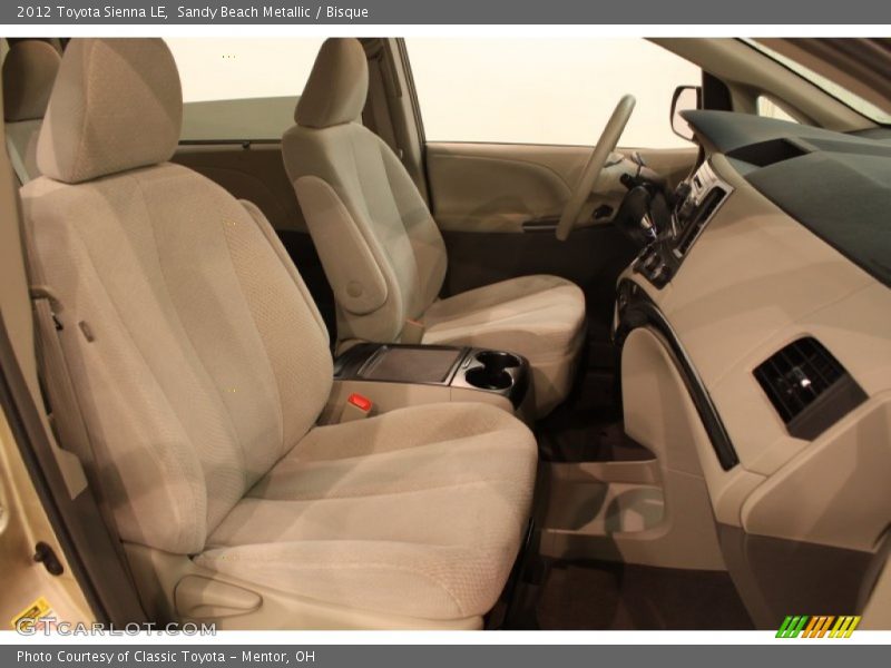 Sandy Beach Metallic / Bisque 2012 Toyota Sienna LE