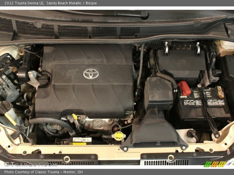 Sandy Beach Metallic / Bisque 2012 Toyota Sienna LE