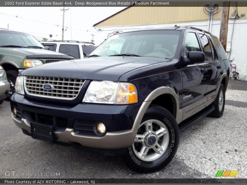 Front 3/4 View of 2002 Explorer Eddie Bauer 4x4
