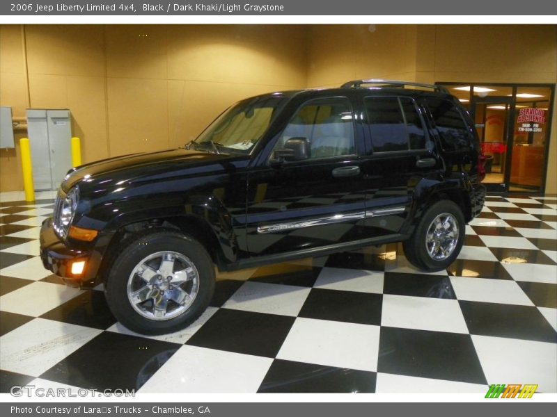 Black / Dark Khaki/Light Graystone 2006 Jeep Liberty Limited 4x4