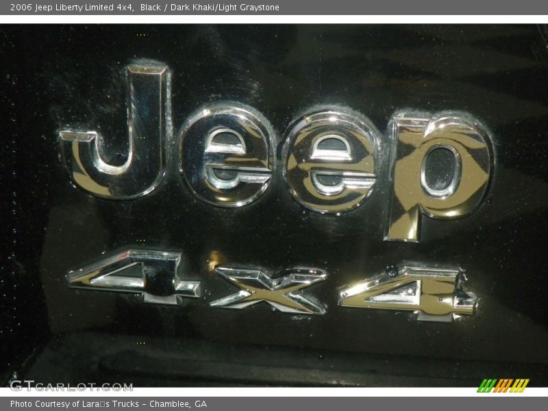 Black / Dark Khaki/Light Graystone 2006 Jeep Liberty Limited 4x4